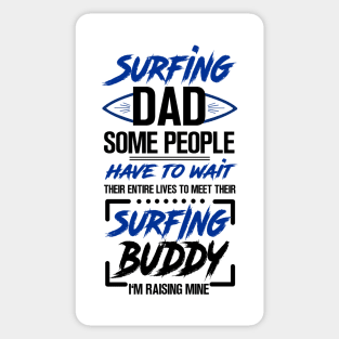 Surfing Dad Sticker